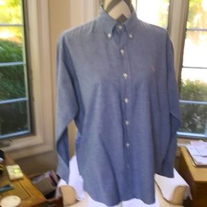Long sleeve button down Oxford . Ralph Lauren